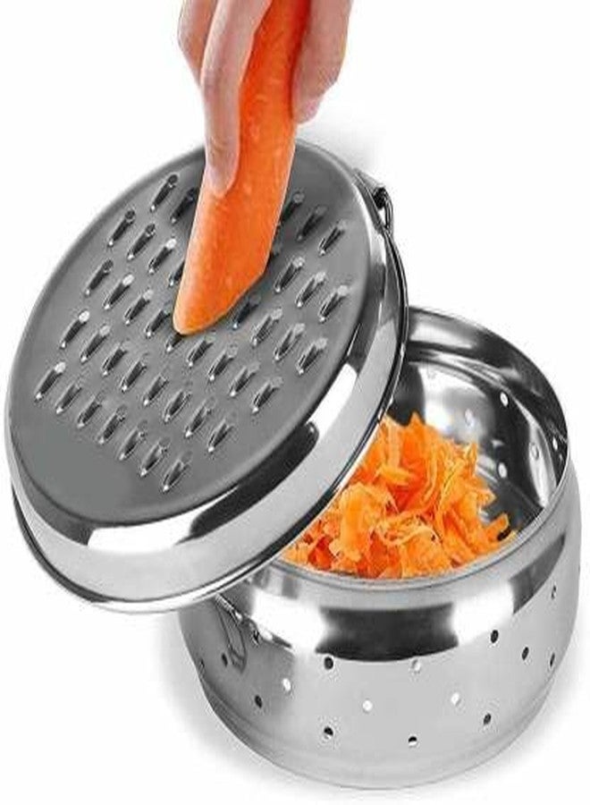 faas 1 PS Stainless Steel Vegetable Grater with Storage Container - Image 2